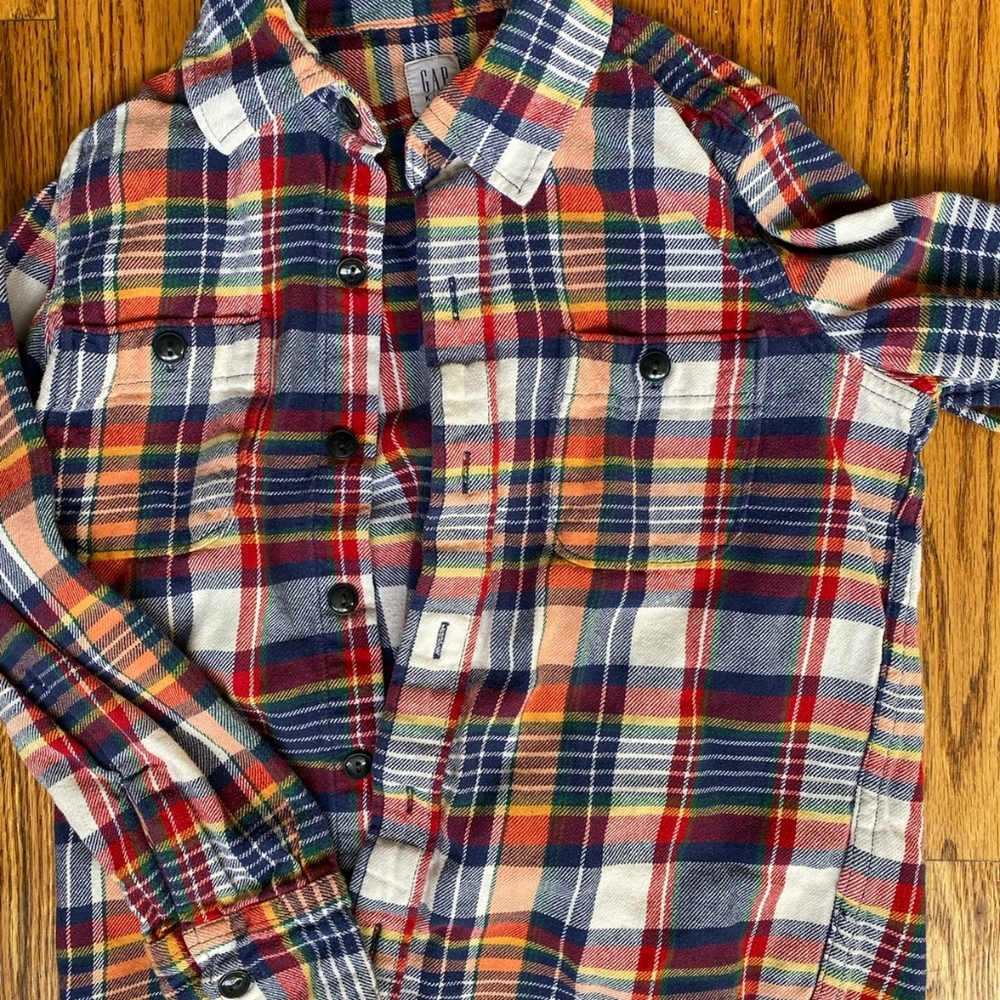 Boys gap Small cotton flannel shirt